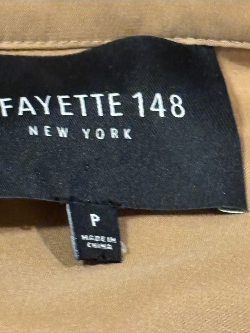 Lafayette 148 New York Jacket - Camel Teddy Bear Wool Blazer - virgin wool pearl - Picture 5 of 8